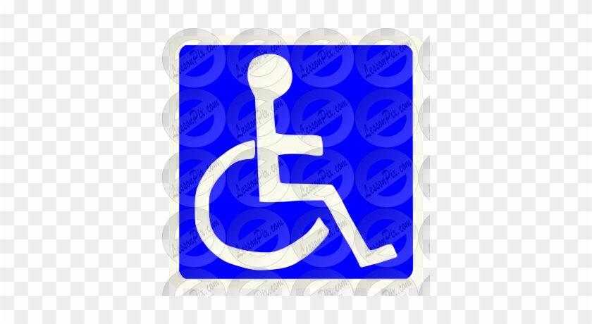 Handicap Stencil For C - Illustration #814659