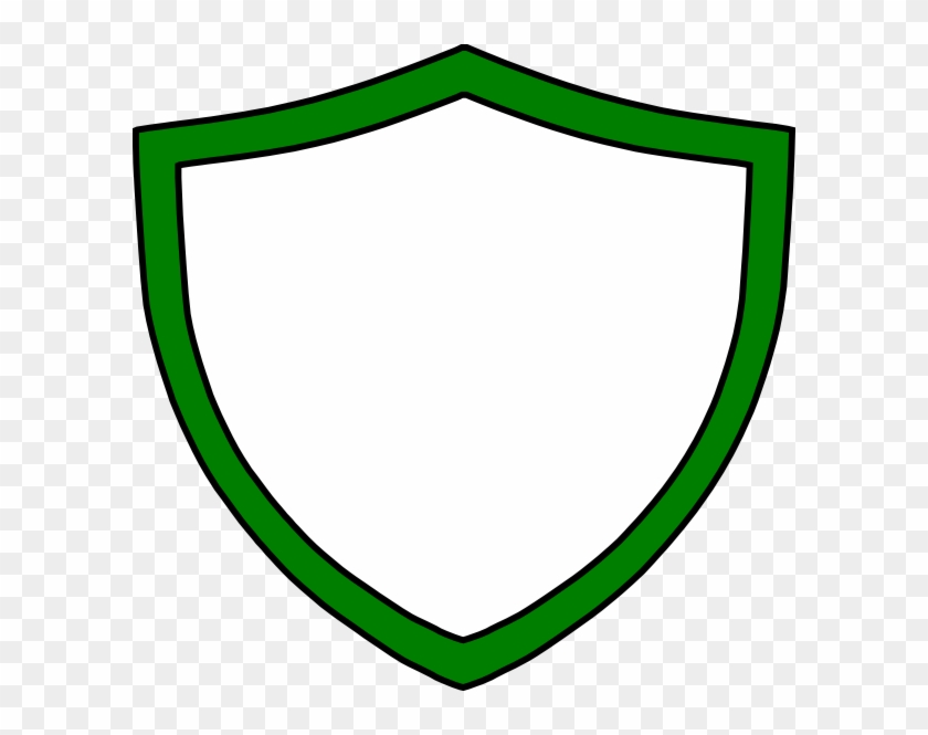 Green And White Shield #814705