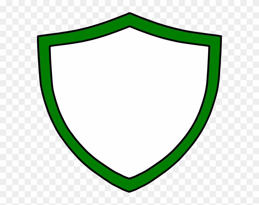 Green And White Shield #814705