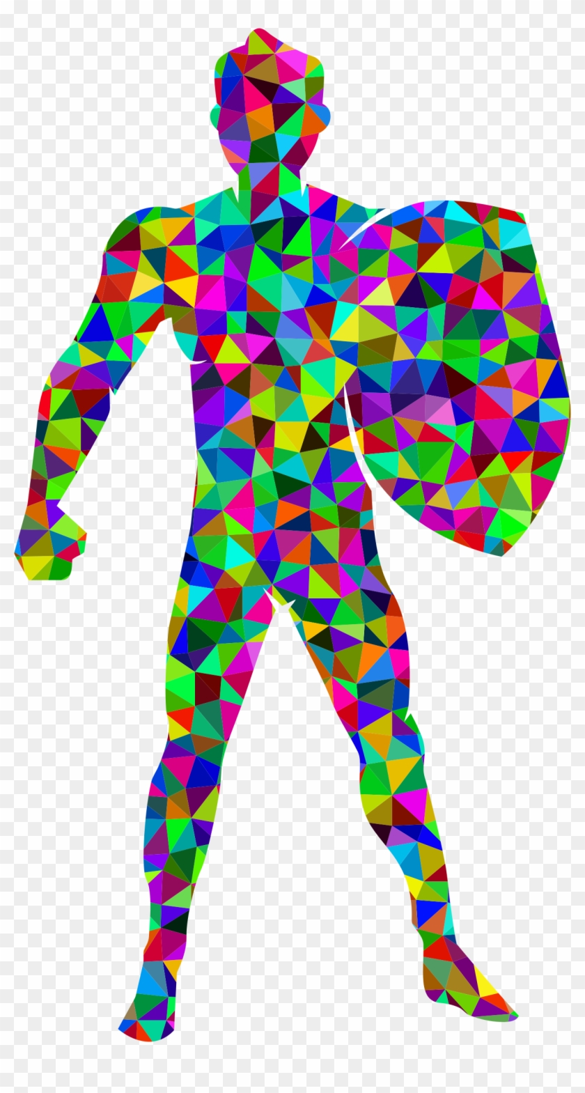 This Free Icons Png Design Of Prismatic Low Poly Man - Zazzle Bunter Drache Ipad Mini Hülle #814724