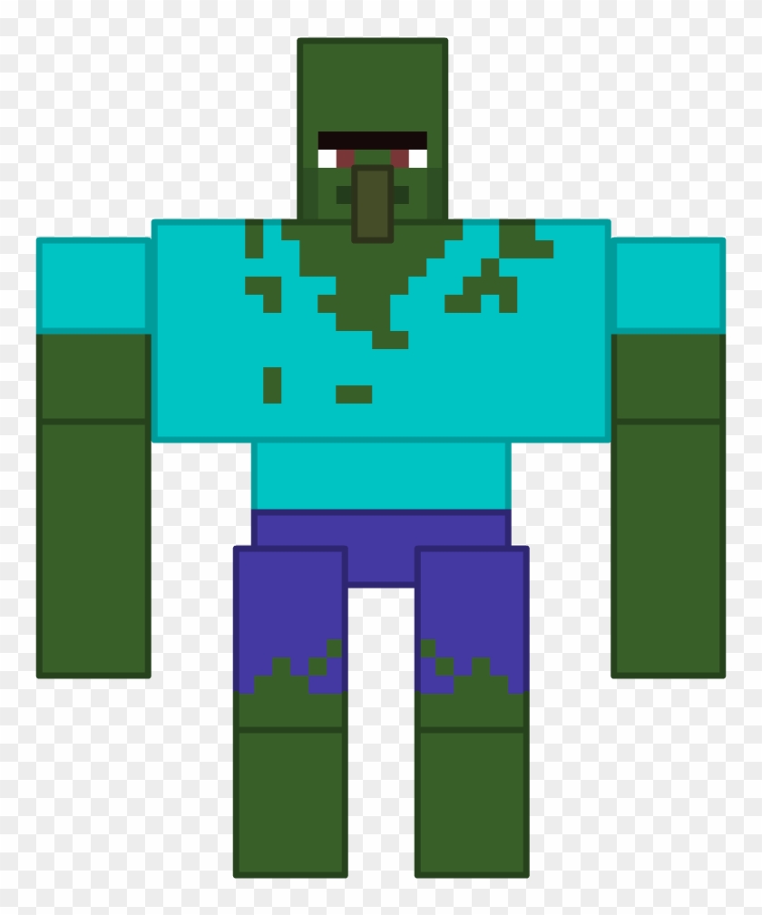 Zombies Mod Drawing - Minecraft Plants Vs Zombies #814730