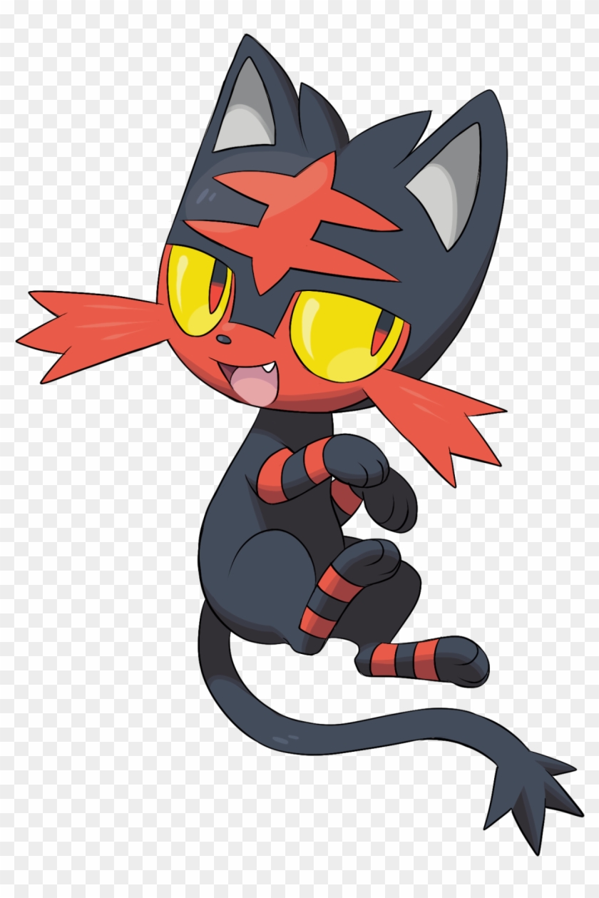 I'm Really Between It And Popplio For Who I'm Gonna - Litten Kawaii Pokemon #814742