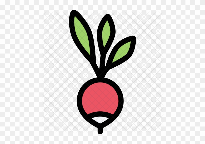 Radish, Vegetables, Fruit, Food, Supermarket Icon - Radish, Vegetables, Fruit, Food, Supermarket Icon #814780