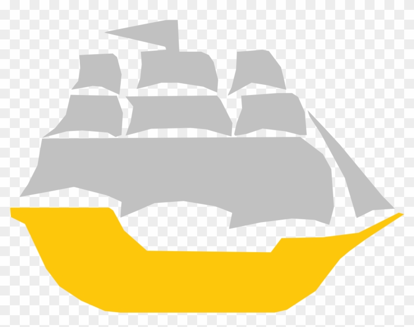 Pirate Ship Refixed - Pirate Ship Clipart #814857
