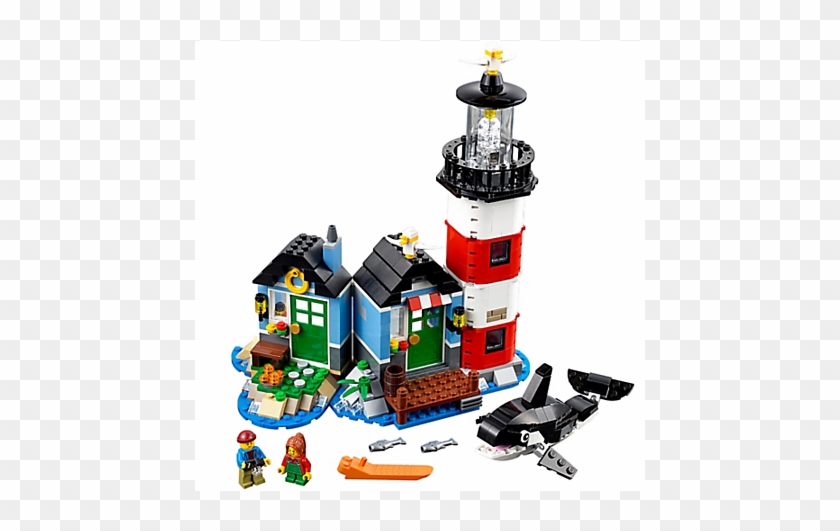 Spend A Weekend At The Cozy 3 In 1 Lighthouse, With - Lego Creator Lighthouse Point #814904