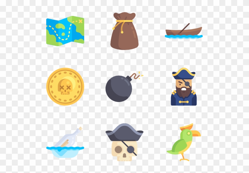 Pirates - Pirates Flat Icon Pack #814913