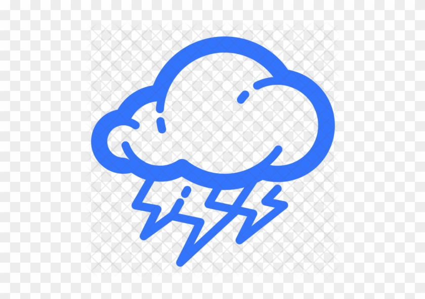 Cloud, With, Thunderstorm, Lightning, Levin, Weather, - Cuaca Png #814915