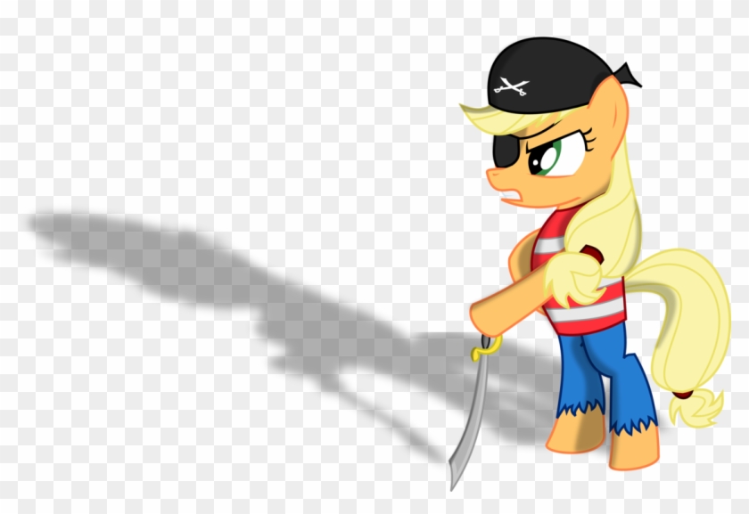 Applejack Pirate By Albert238391 - Cartoon #814940