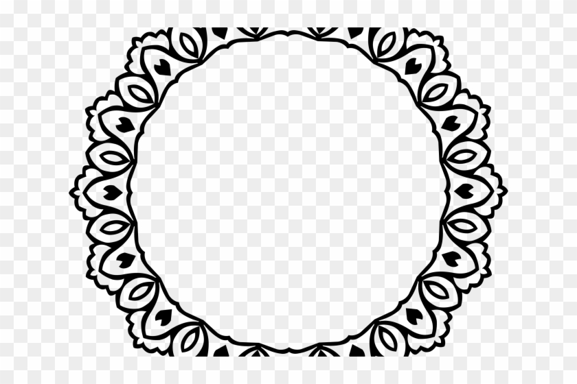 Shapes Clipart Vintage - Decorative Circle Border #814943