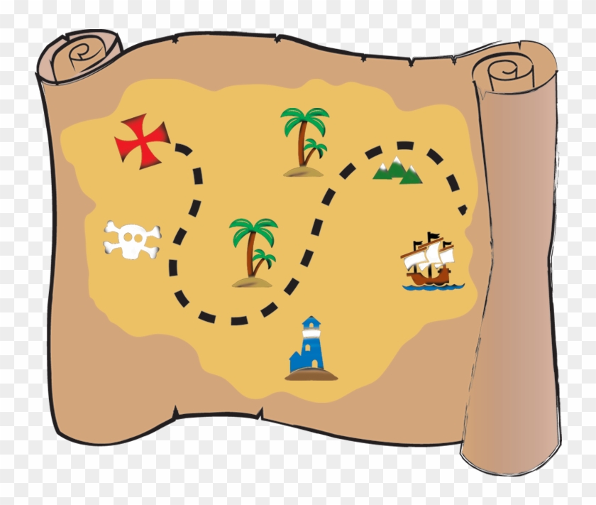 My First Pirate Treasure - Piratemap Clip Art #814959