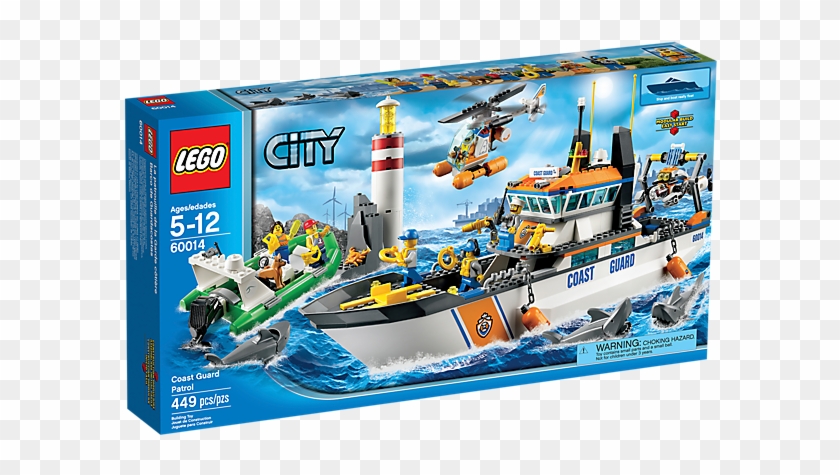 Call The Coast Guard Patrol Boat To Make The Rescue - Lego City Coast Guard Boat #815048