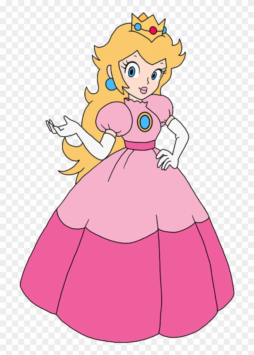 Princess Peach Clipart - Princess Peach Classic Dress #815095