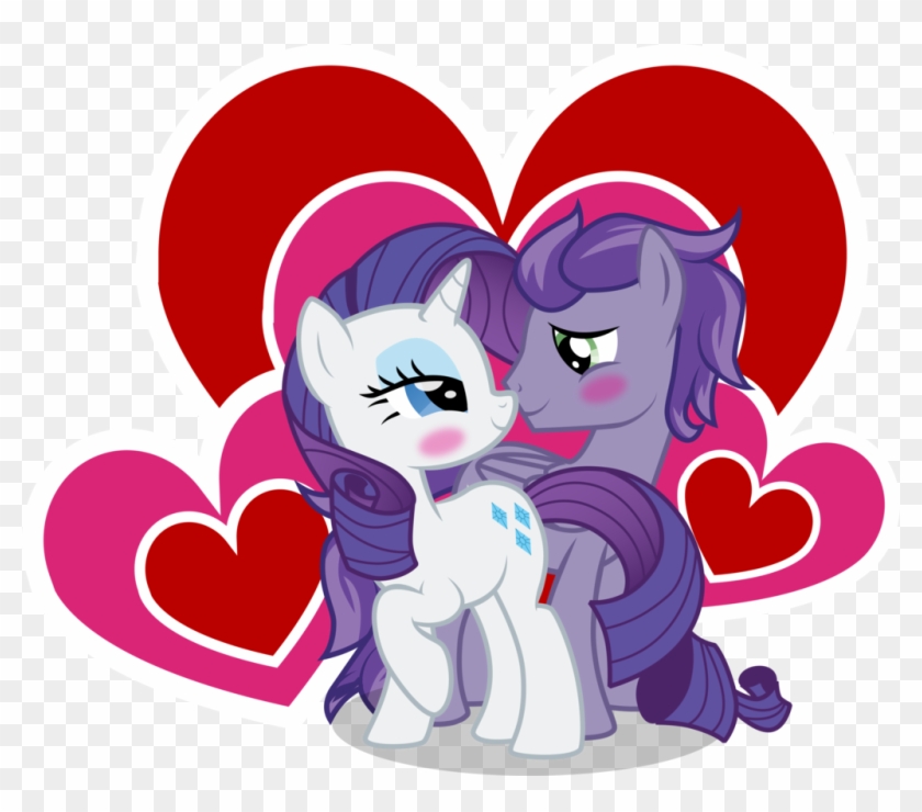 Kydose And Rarity Hearts And Hooves By Benybing - Cartoon #815236