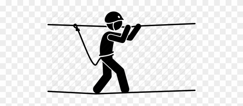 High Rope Course - Clip Art High Ropes #815270