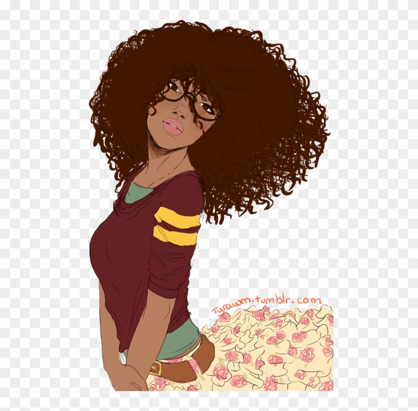 Naturally Curly Hair - Curly Hair Illustration #815324