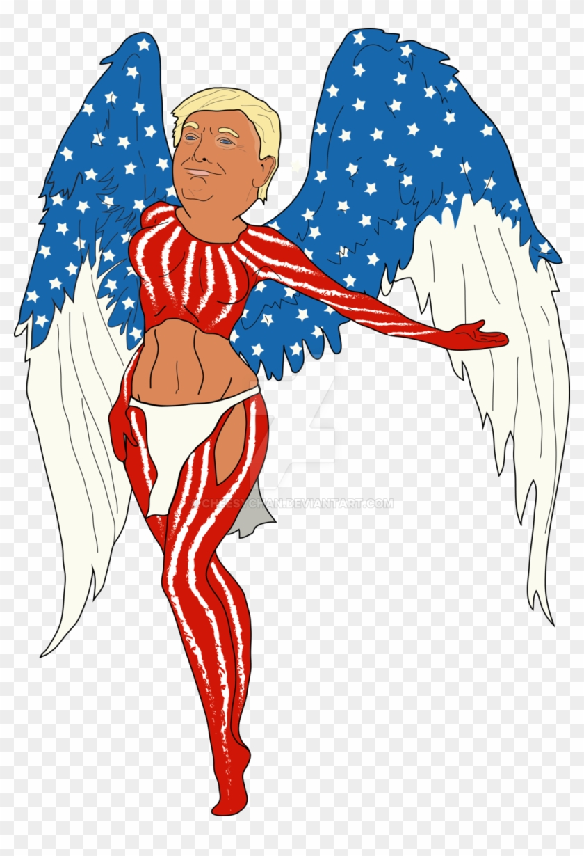 Trump Angel By Cheesychan Trump Angel By Cheesychan - Illustration #815356