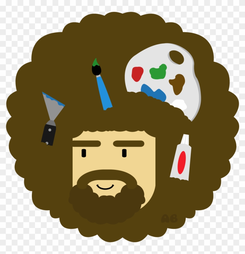 Bob Ross By Curiousphil Bob Ross By Curiousphil - Bob Ross Clip Art #815389