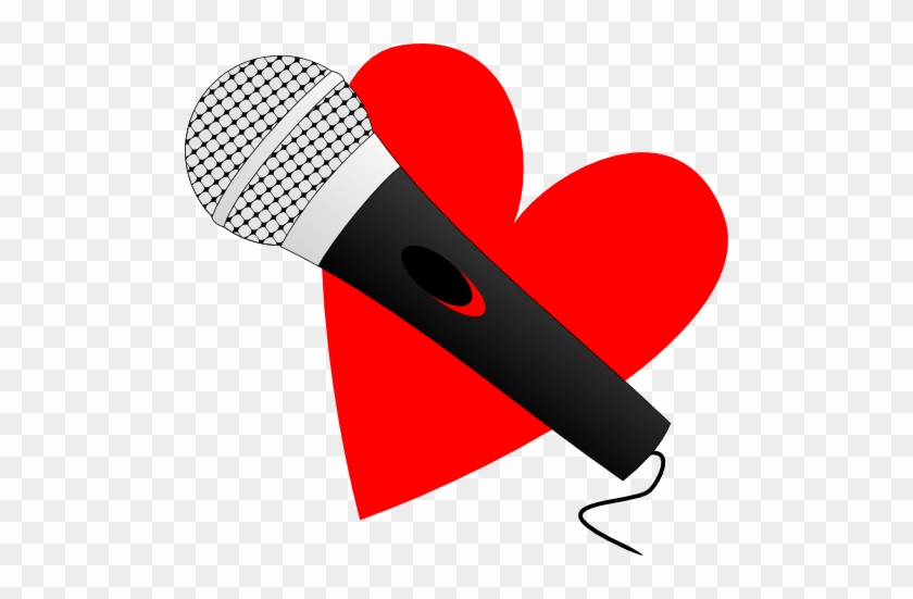Microphone Clipart Cutie Mark - Red Heart Cutie Mark #815443