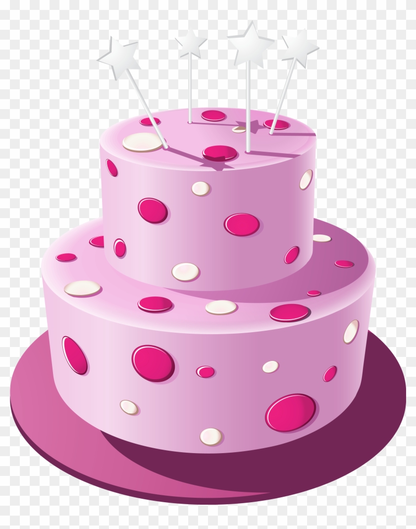 Clipart Pink Cake Png Image Gallery Yopriceville High - Birthday Cakes Clip Art Png #815464