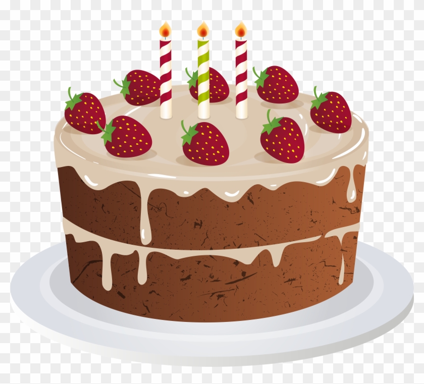 Birthday Cake Transparent Png Clip Art Image - Birthday Cake Transparent #815484