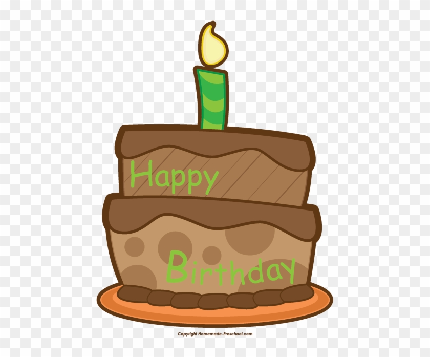 Chocolate Cake Clipart Happy Birthday - Birthday Cake #815507