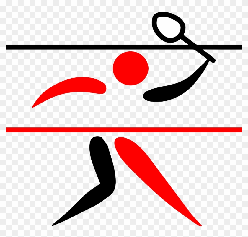 Olympic Games Badminton Logo Clip Art - Gambar Badminton Player Png #815536