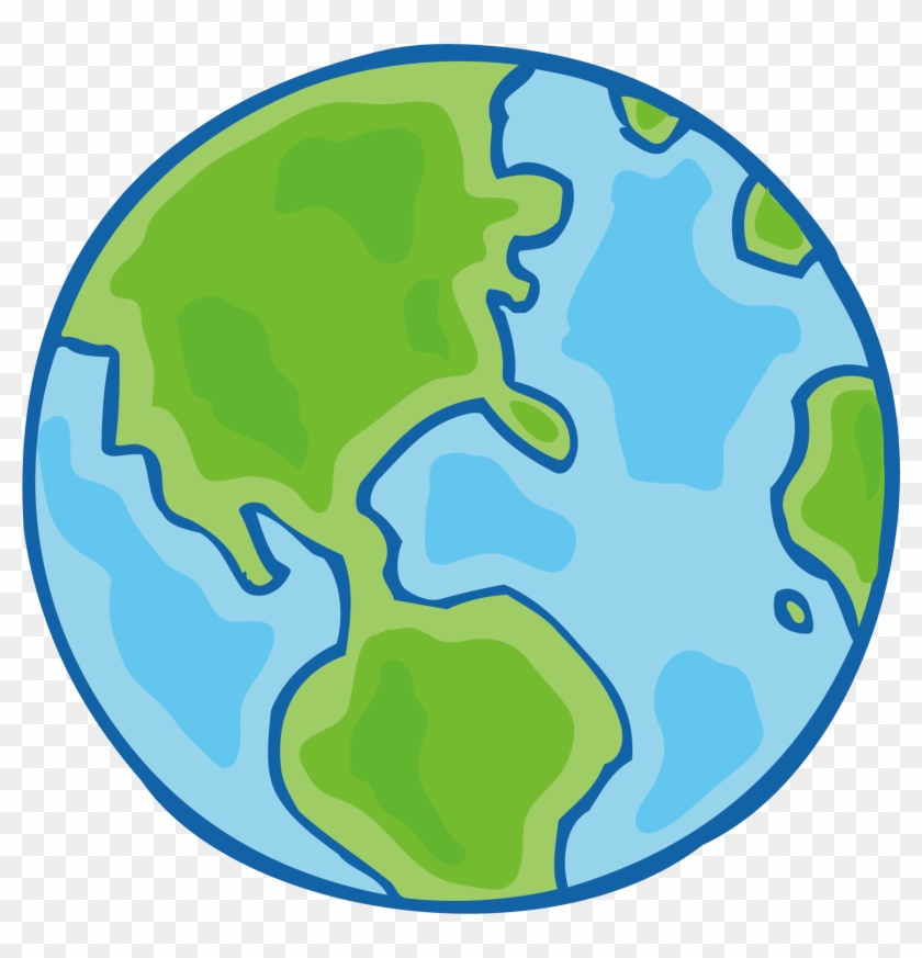 Earth Drawing - Earth Cartoon - Earth Drawing Png #815551