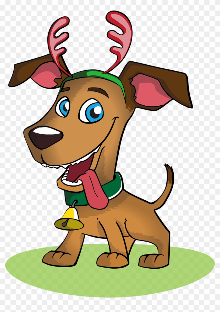 Dog Christmas Holiday Christmas Dog Pet Animal - Christmas Dog Vector Png #146961