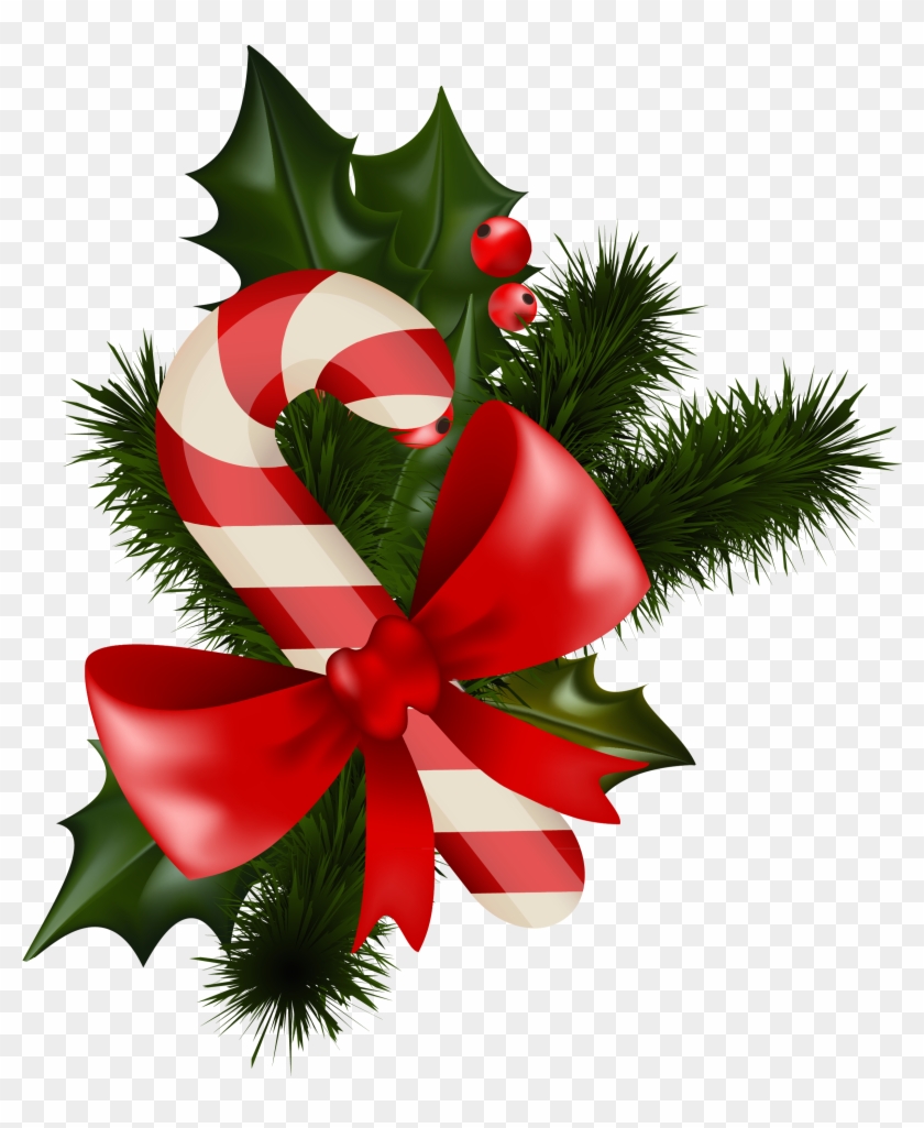 Mistletoe Clipart Free Download Clipartfest - Christmas Candy Cane Transparent #147134