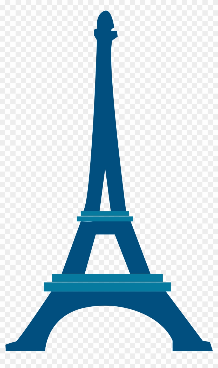Blue Clipart Eiffel Tower - Eiffel Tower Adobe Illustrator #147171