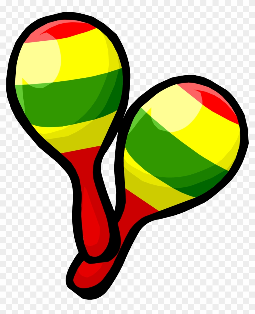 Festive Maracas - Maracas Clipart #147217