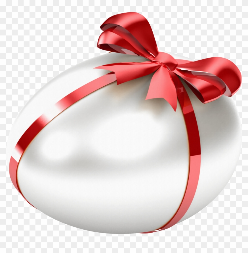 Egg Clipart Christmas - White And Red Easter Eggs #147241