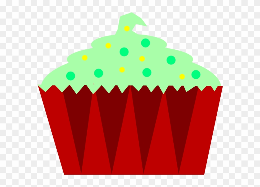 Christmas Cupcake Clip Art - Cupcake Cartoon Christmas #147404