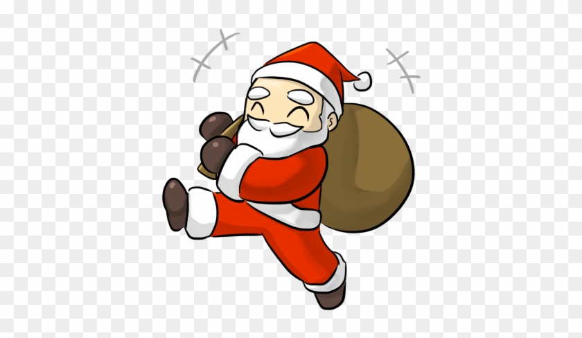 Sanya Clipart Jolly - Christmas Santa Cartoon Png #147496