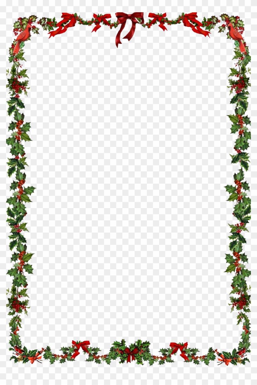 Christmas Frame Png Clipart Word Document Christmas Border Free