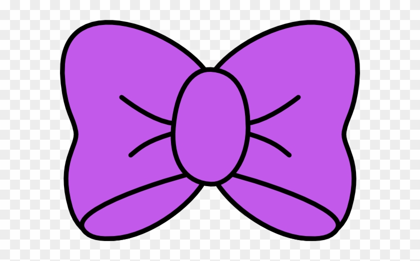 Purple Bow Clip Art At Vector Clip Art - Hair Bow Svg File - Free