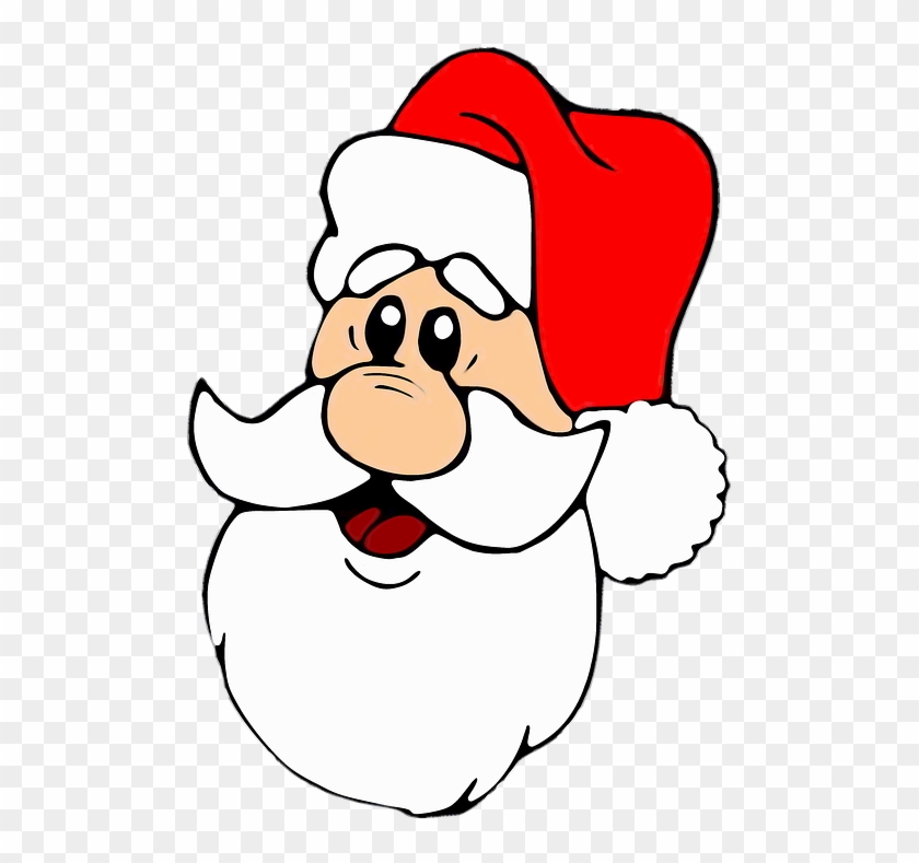 Noel Christmas Merry Christmas Red Santa Claus - Father Christmas Cartoon Face #148352