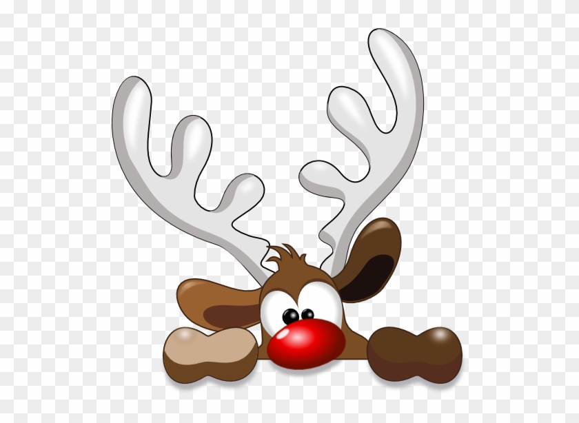 Christmas Donations Clip Art - Reindeer Cartoon #148398