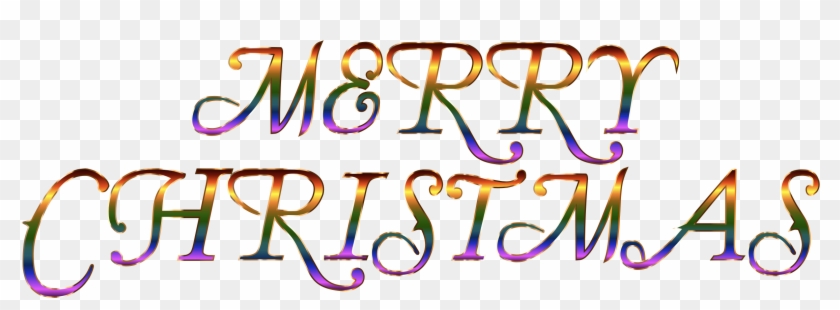 Transparent Merry Christmas With Presents Png Clipart - Merry Christmas Text No Background #148504