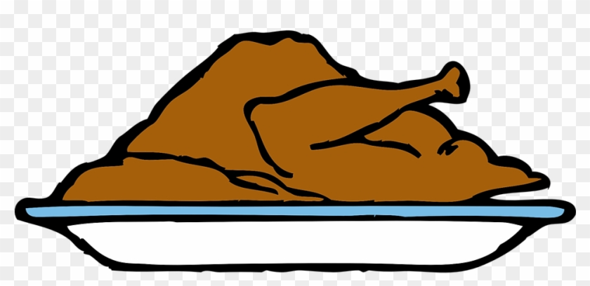 Turkey Brown Platter Food Holiday Meat Christmas - Turkey Pictures Clip Art #148641