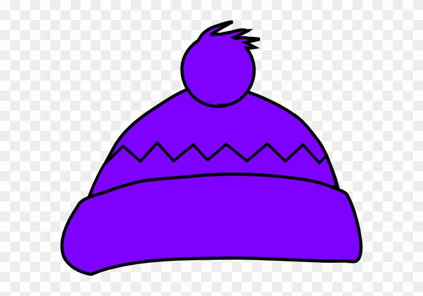 Purple Winter Hat Clip Art At Clker - Winter Hat Clip Art #148745