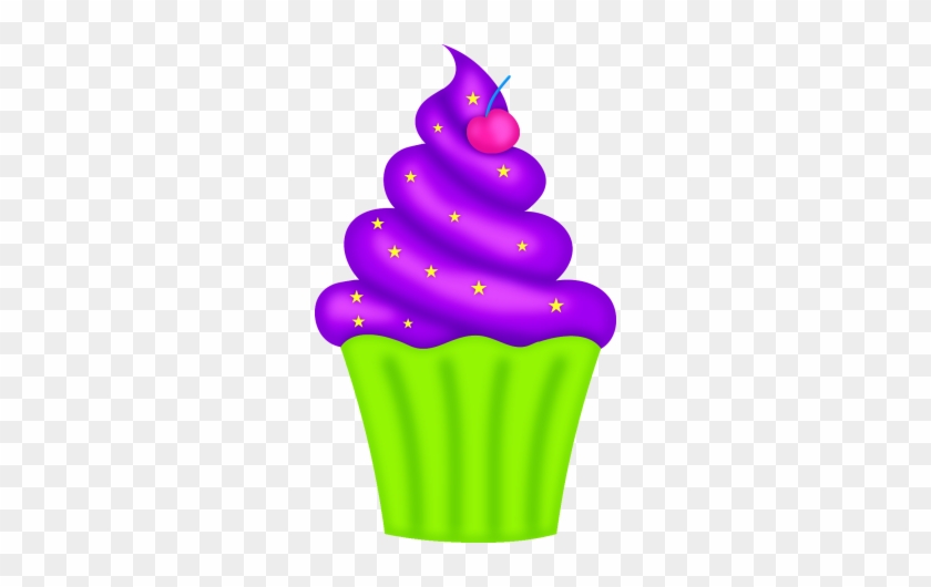 Cupcake Clip Art - Purple Cupcakeclipart #148804