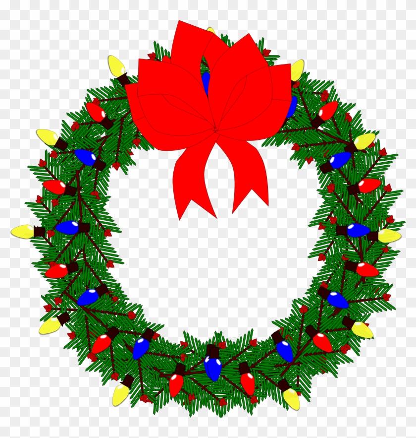 Christmas - Christmas Wreath Clipart Transparent #149169