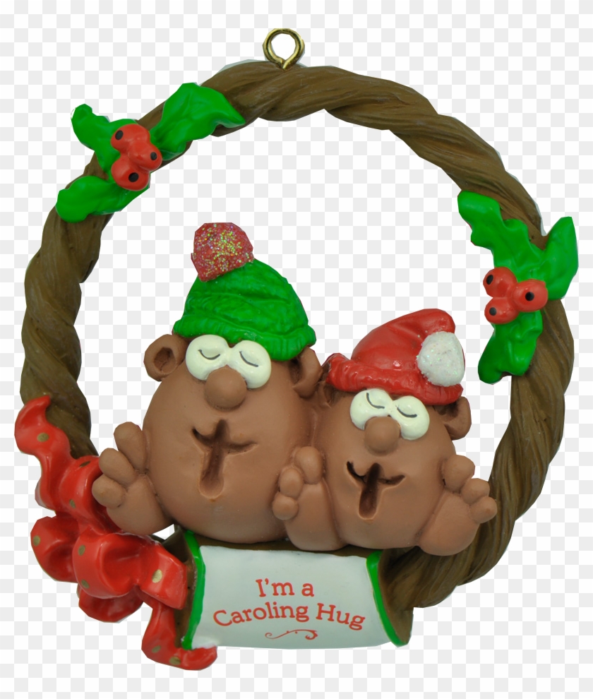 Caroling Hug Ornament - Cartoon #149406