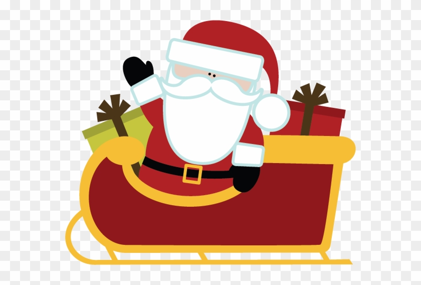 Sleigh Clipart Cute - Santa Sleigh Clip Art #149422