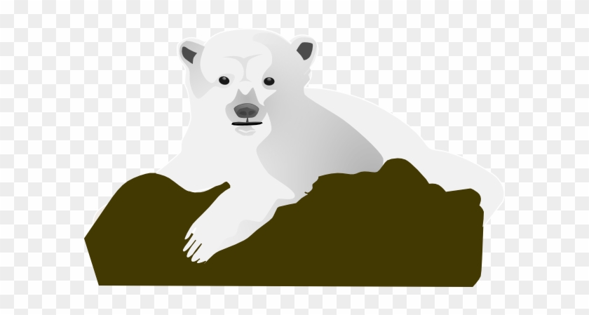 Free Vector The Polar Bear Clip Art - Polar Bear Clip Art #149435
