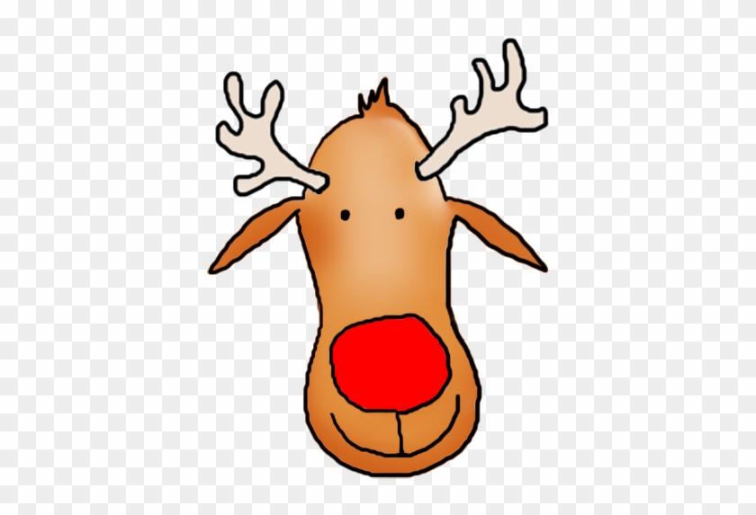 Rudolph Reindeer Clipart - Reindeer Cartoon No Background - Free  Transparent PNG Clipart Images Download