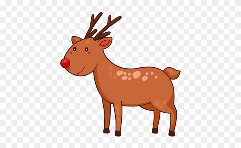 Free Red Nosed Reindeer Clip Art - Clipartlord #149741