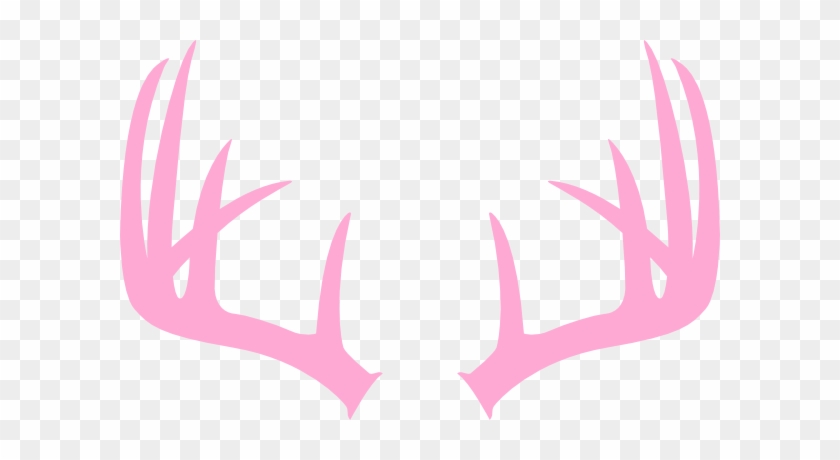 Deer Antlers With Bow #149747
