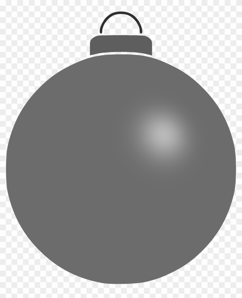 Plain Christmas Bauble Clip Art - Portrait Of A Man #149859